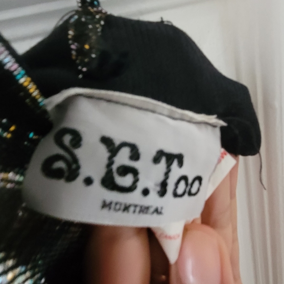 Vintage metallic dress - Picture 3 of 3